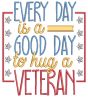Military Veteran Word Art Machine Embroidery Designs by JuJu