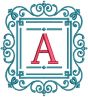Serena Monogram | Machine Embroidery Designs by JuJu