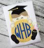 Grad Peeker Boy Applique | Machine Embroidery Designs by JuJu