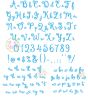 Lettres Douces Embroidery Font | Machine Embroidery Designs by JuJu