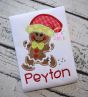 Running Gingerbread Girl Applique | Machine Embroidery Designs by JuJu