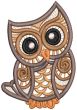 Free Standing Lace Owls | Machine Embroidery Designs by JuJu