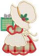 Sunbonnet Sue Returns Christmas Applique Machine Embroidery Designs by JuJu
