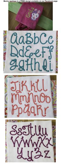Macy Embroidery Font Machine Embroidery Designs by JuJu