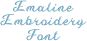 Emaline Embroidery Font | Machine Embroidery Designs by JuJu