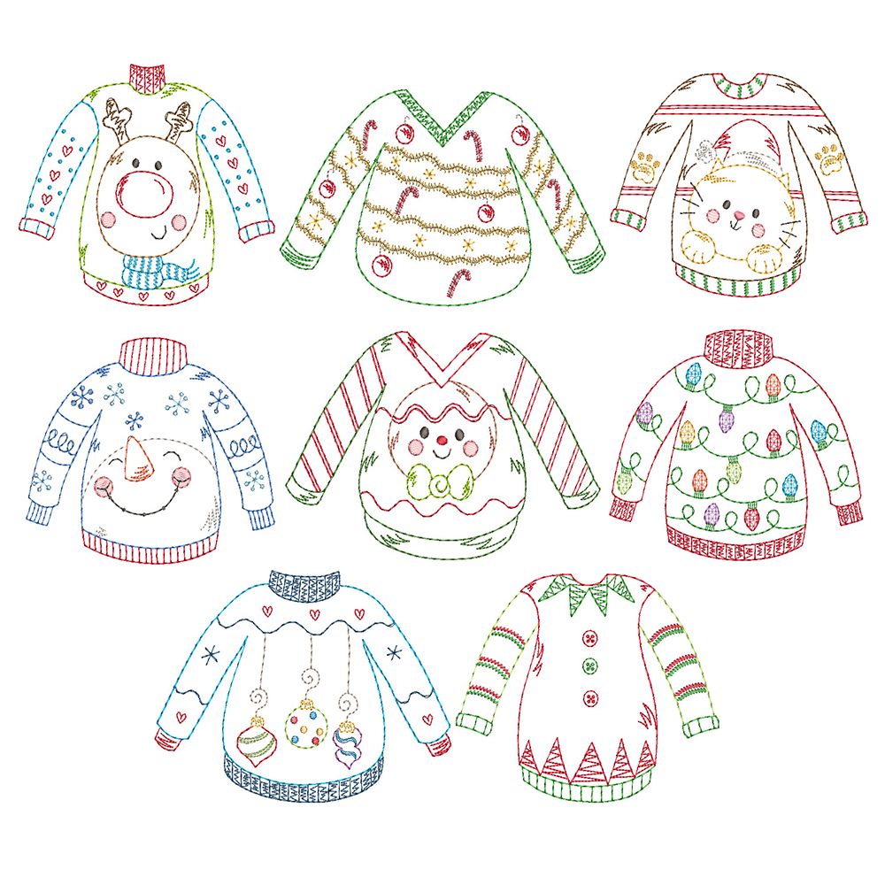 Ugly Christmas Sweaters Vintage
