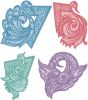 Free Standing Lace Exotic Birds 1 | Machine Embroidery Designs by JuJu