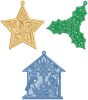 Free Standing Lace Christmas 5 | Machine Embroidery Designs by JuJu