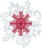 Snowflake Motifs Machine Embroidery Designs by JuJu