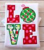 Ornament LOVE Applique | Machine Embroidery Designs by JuJu