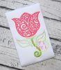 Scroll Tulip Embroidery | Machine Embroidery Designs by JuJu