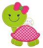 Turtle Girl 2 Applique | Machine Embroidery Designs by JuJu