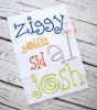 Ziggy Embroidery Font | Machine Embroidery Designs by JuJu