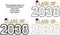 Class of 2038 Applique Design Set | Machine Embroidery Designs by JuJu