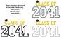 Class of 2041 Applique Design Set | Machine Embroidery Designs by JuJu