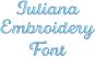 Juliana Embroidery Font | Machine Embroidery Designs by JuJu