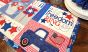 ITH Patriotic Table Runner | Machine Embroidery Designs by JuJu