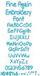 Fine Again Embroidery Font Machine Embroidery Designs by JuJu
