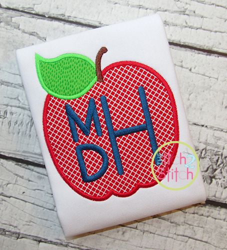 Apple Applique | Machine Embroidery Designs by JuJu