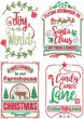 Farm Fresh Christmas 14 | Machine Embroidery Designs by JuJu