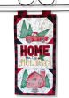 ITH Home For The Holidays Wall Hanging | Machine Embroidery Designs by JuJu