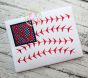 Baseball Flag Monogram Applique | Machine Embroidery Designs by JuJu