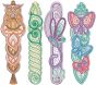 Free Standing Lace Spring Bookmarks | Machine Embroidery Designs by JuJu