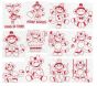 Sock Monkeys Too Redwork Machine Embroidery Designs by JuJu