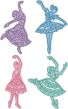 Free Standing Lace Ballerinas 1 | Machine Embroidery Designs by JuJu