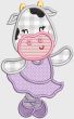 Sweet Ballerina Animals 2 Applique Machine Embroidery Designs by JuJu 