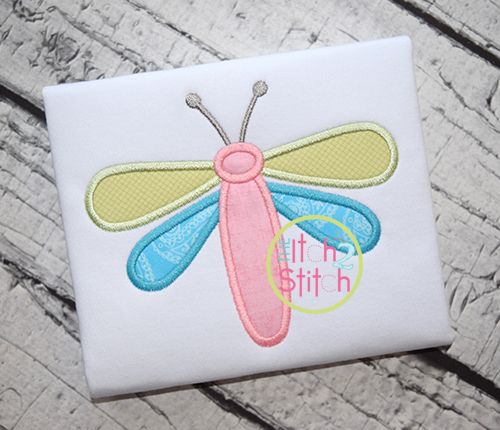 Dragonfly Applique | Machine Embroidery Designs by JuJu