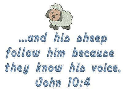 John 10:4