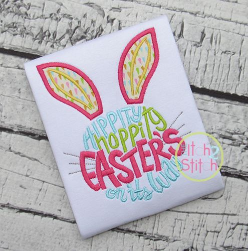 Easter's on its Way Applique | Machine Embroidery Designs by JuJu