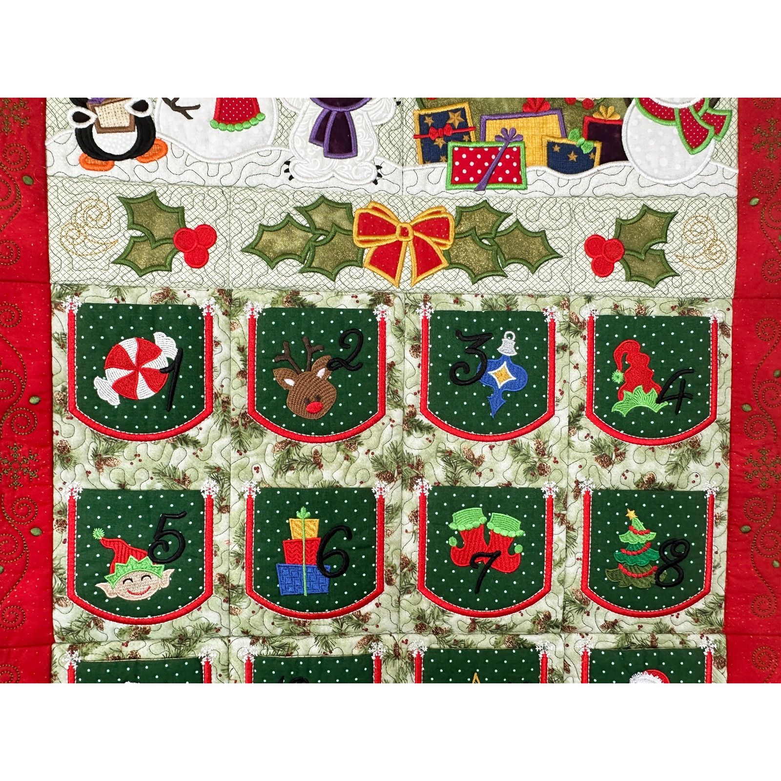 ITH Whimsical Advent Calendar Machine Embroidery Designs by JuJu