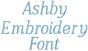 Ashby Embroidery Font | Machine Embroidery Designs by JuJu