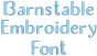 Barnstable Embroidery Font | Machine Embroidery Designs by JuJu