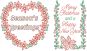 Christmas Greeting Cards Set 8 Digital Embroidery Designs by JuJu