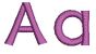 Behind Hazel Eyes Font Machine Embroidery Designs by JuJu