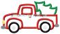 Vintage Truck Tree | Machine Embroidery Designs by JuJu/ Stitch Away Applique 