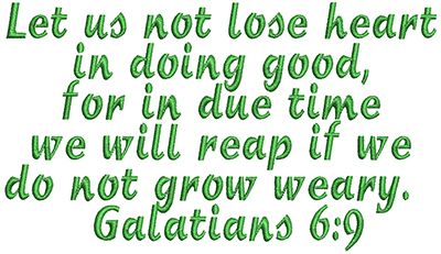 Galatians 6:9
