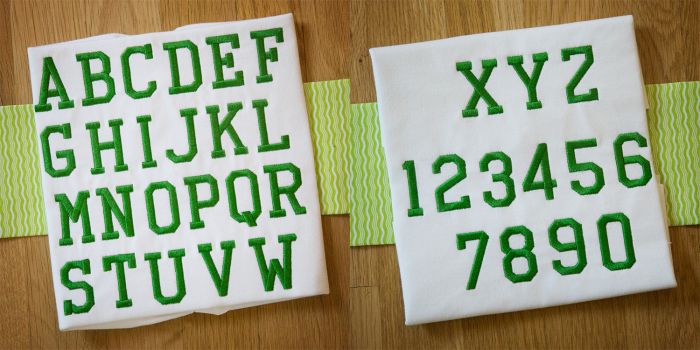 Collegiate Embroidery Font Machine Embroidery Designs by JuJu