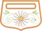 ITH Daisy Wrap Around Towel Topper | Machine Embroidery Designs by JuJu