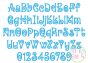 Itch 2 Stitch Amorette Font Digital Embroidery Machine Designs by JuJu