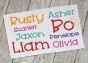 Rusty Swing Embroidery Font