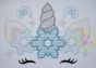 Unicorn Horn Snowflakes Motif | Machine Embroidery Designs by JuJu