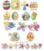 Easter Patchwork Applique Machine Embroidery Designs by JuJu 