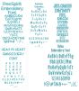 Quarter Inch Font Bundle 9 | Machine Embroidery Designs by JuJu