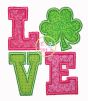 Shamrock Love Applique | Machine Embroidery Designs by JuJu