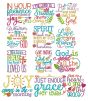 Soulful Sayings Set 1 Machine Embroidery Designs by JuJu
