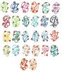 Spring Floral Monogram Fonts Alphabet Machine Embroidery Designs by JuJu